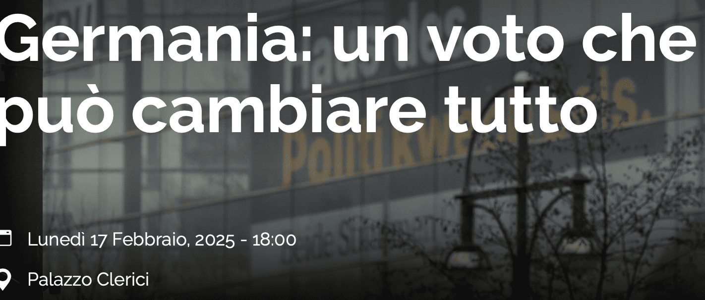 Germania: un voto che può cambiare tutto